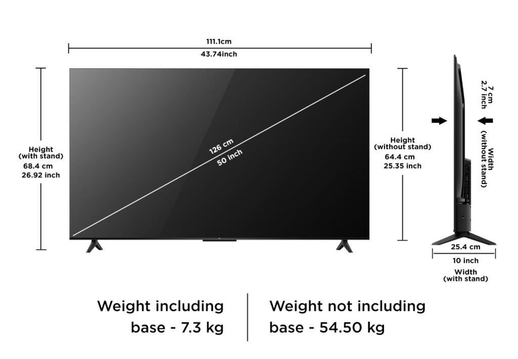 TCL 126 cm Smart LED Google TV