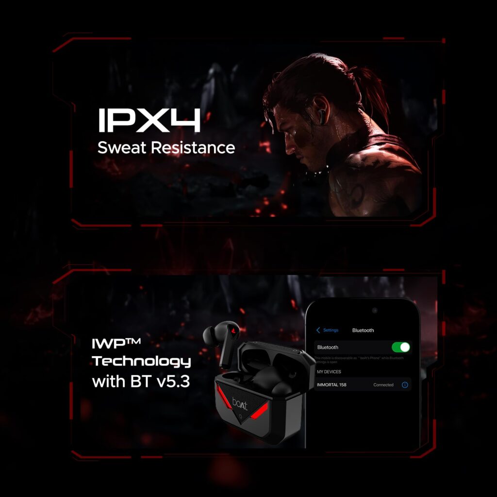 boAt Newly Launched Immortal 158 TWS Earbuds