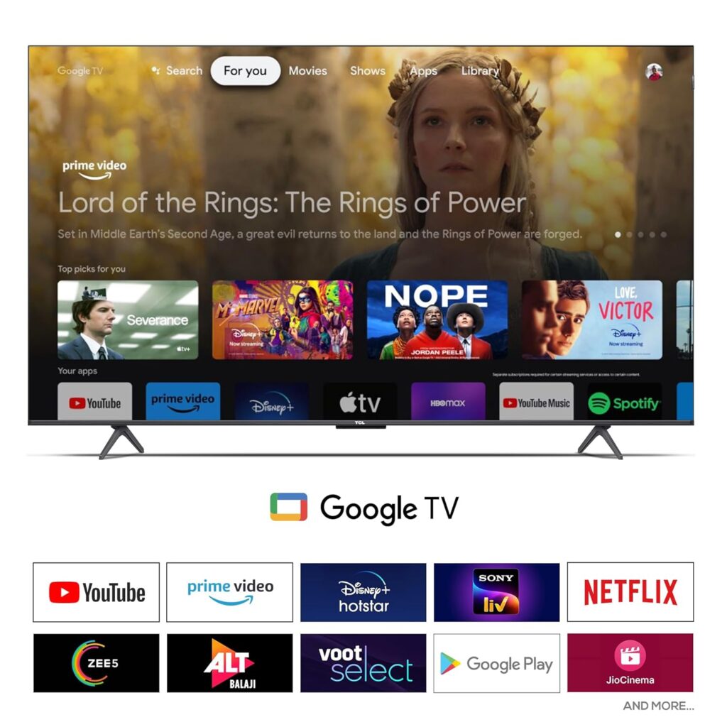 TCL 139 cm 4K Ultra HD Smart QLED Google TV