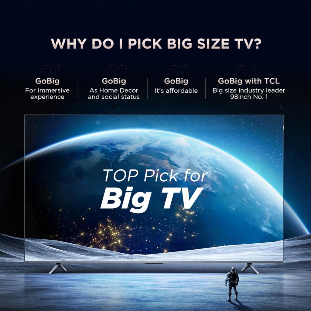 TCL 139 cm 4K Ultra HD Smart QLED Google TV